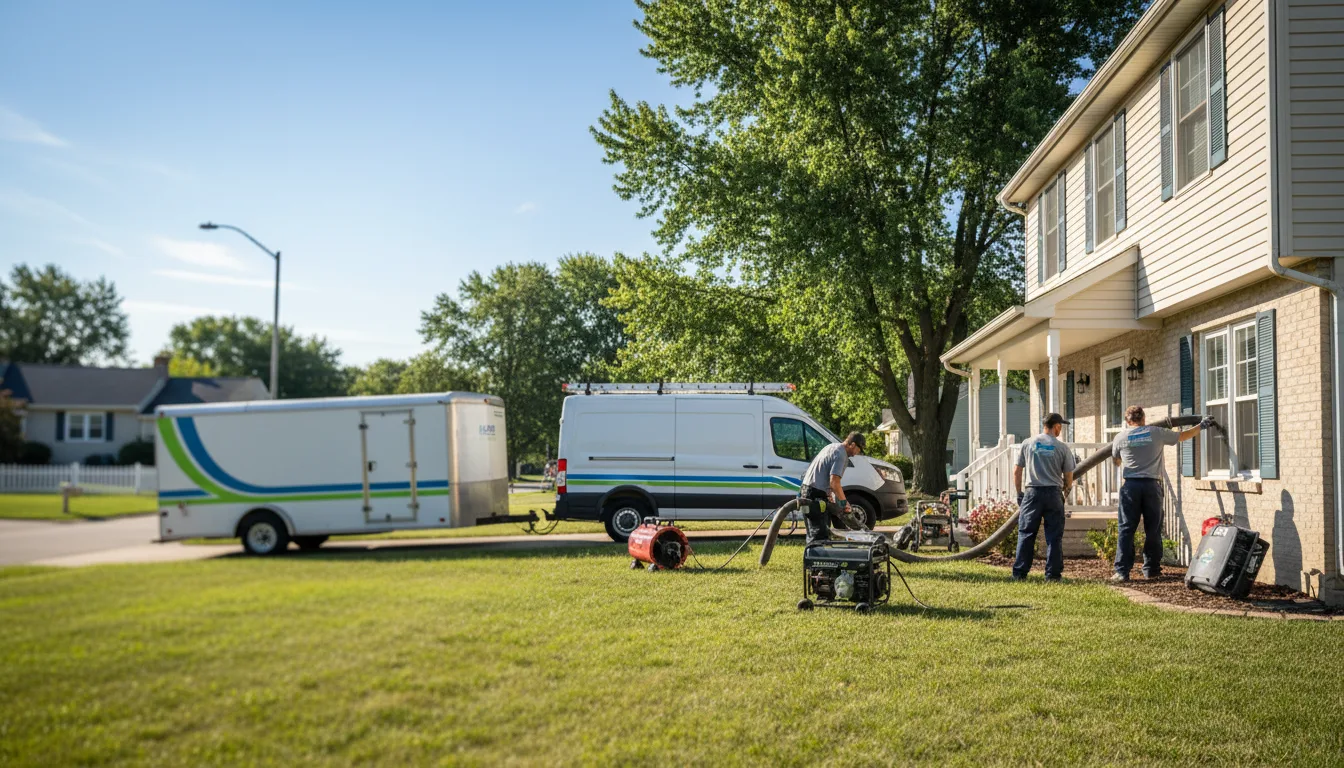 Flooded Basement Restoration And Cleanup With Repair in Spiritwood, ND near me